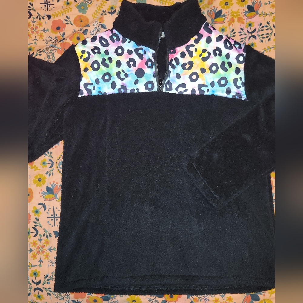 Fuzzy boutique sweatshirt